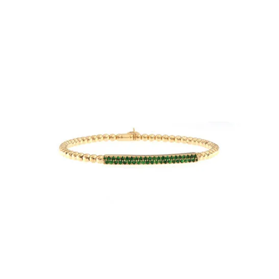 Original Hulchi Belluni 21348GrYts 18K Yg Bracelet Pave Bar Tsavorite Garnet 060 Cttw JMS always Bracelets Original Hulchi Belluni 21348GrYts 18K Yg Bracelet Pave Bar Tsavorite Garnet 060 Cttw JMS always Bracelets