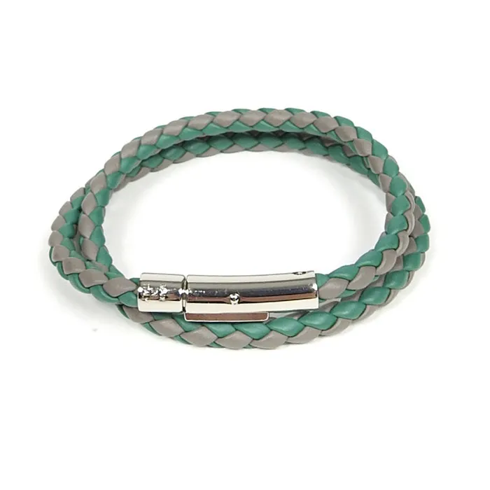 Tods Woven Leather Bracelet I Miss You MAN Bracelets