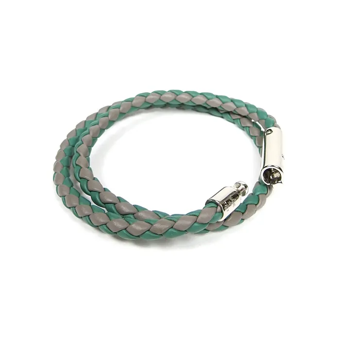 Tods Woven Leather Bracelet I Miss You MAN Bracelets