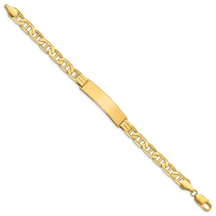 WB Choice Jewelry Bracelets 14k Anchor Link ID BraceletWBCCGL200ID8 WB Choice Jewelry Bracelets 14k Anchor Link ID BraceletWBCCGL200ID8