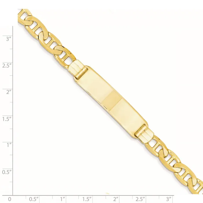 WB Choice Jewelry Bracelets 14k Anchor Link ID BraceletWBCCGL200ID8 WB Choice Jewelry Bracelets 14k Anchor Link ID BraceletWBCCGL200ID8
