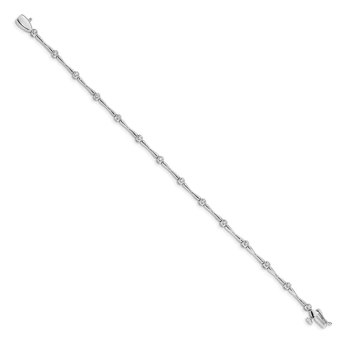 WB Choice Jewelry Bracelets 14k White Gold Diamond BraceletWBCBM4594025WA WB Choice Jewelry Bracelets 14k White Gold Diamond BraceletWBCBM4594025WA