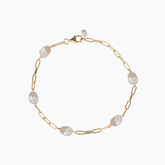 misha hawaii Bracelets Kamala Keshi White Pearl Bracelet