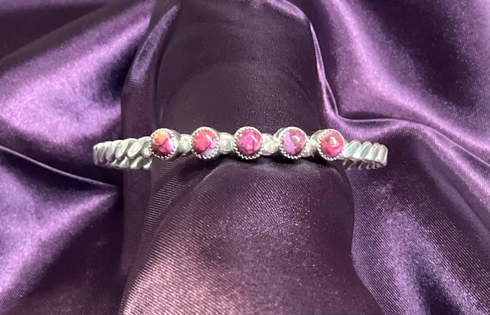 Copper Oyster Turquoise Bracelets Chris Crosbys Purple Coyote Bracelets