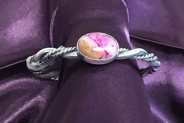 Copper Oyster Turquoise Bracelets Chris Crosbys Purple Coyote Bracelets