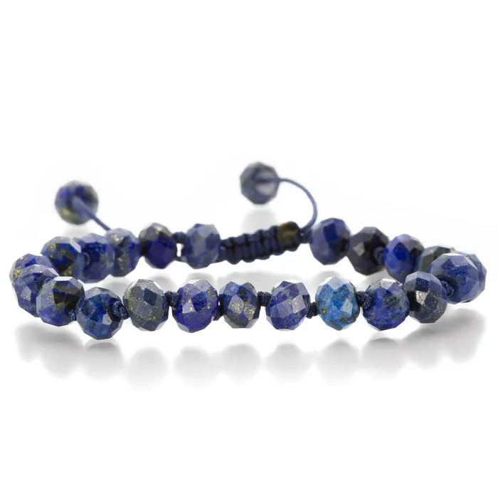 Joseph Brooks Bracelets 8mm Faceted Lapis Beaded Bracelet