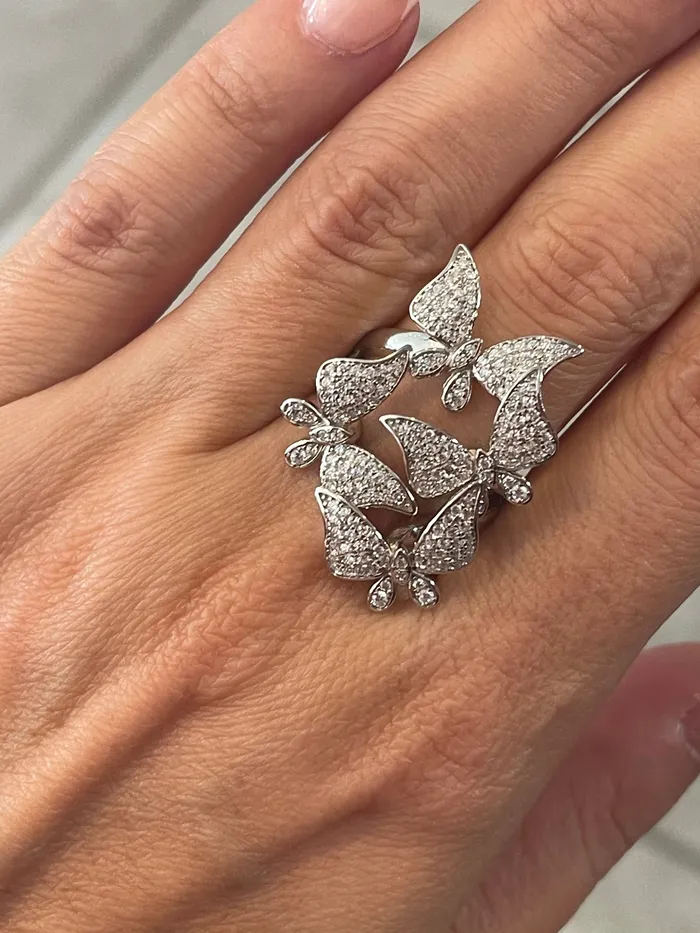 Rings Sterling Silver Italian Gold Butterfly Adjustable Ring Sophiareneboutique Rings Sterling Silver Italian Gold Butterfly Adjustable Ring Sophiareneboutique
