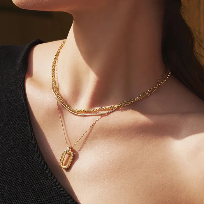 Ania Haie Necklaces Vogue Maven Rolo Chain Necklace