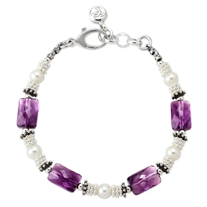 Bracelets Elisa Ilana Amethyst Pearl Bracelet341894