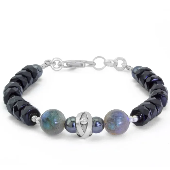 Bracelets Natural Stone Sterling Silver Bracelet Elisa Ilana