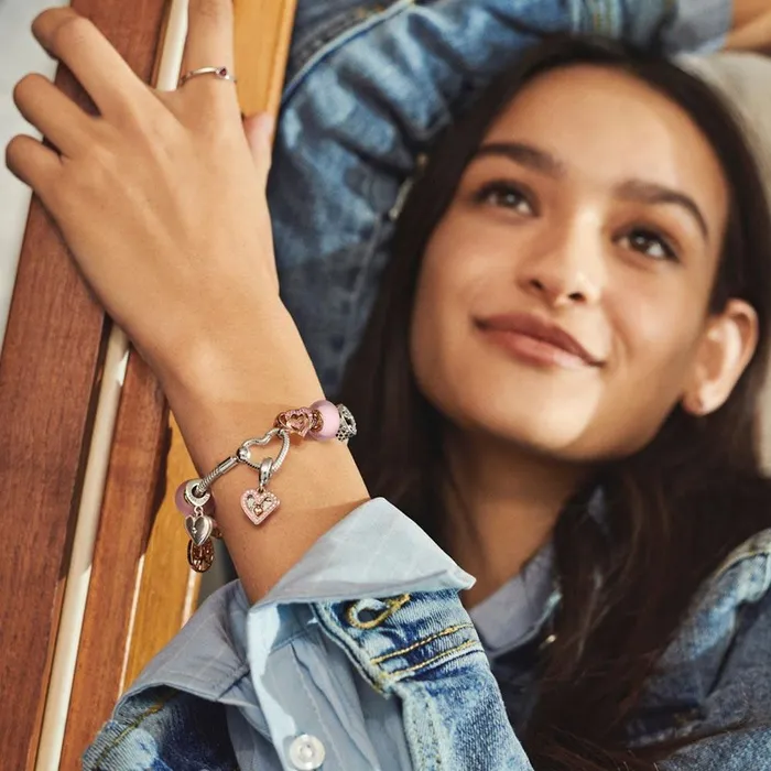 Bracelets Pandora Pandora Moments Heart Closure Snake Chain Bracelet Bracelets Pandora Pandora Moments Heart Closure Snake Chain Bracelet