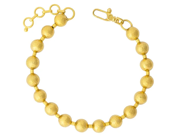 GG GOLD TRAD Bracelets GURHAN Spell Gold All Around SingleStrand Bracelet 8mm Gold Balls