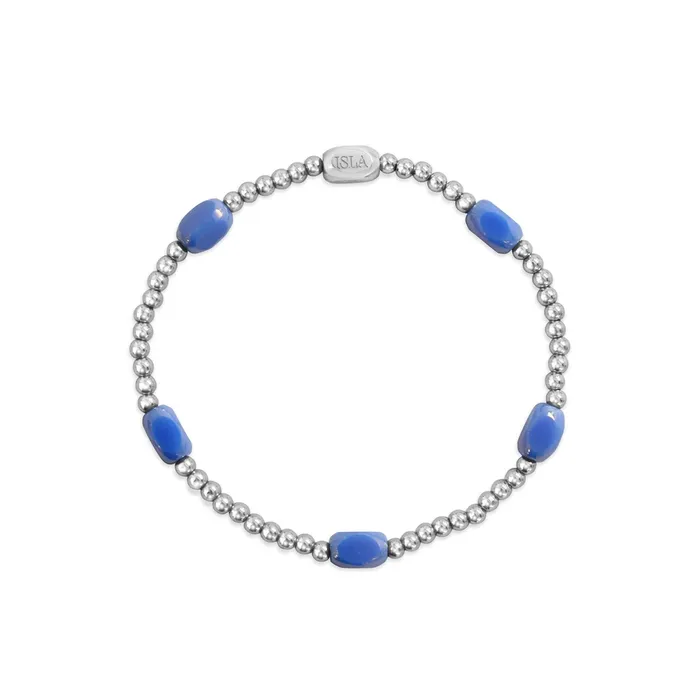 Isla 247 Stretch Pop of Color Here There Periwinkle Bracelet Bracelets