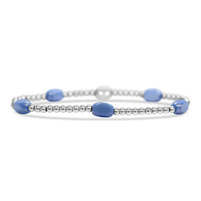Isla 247 Stretch Pop of Color Here There Periwinkle Bracelet Bracelets
