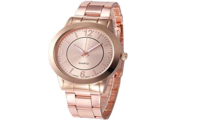 sparklingselections Bracelets Rose Gold Fashion Bracelet Watch For Women