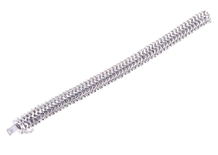 13 ctw Diamond Gold Italian Bracelet Not Signed Bracelets