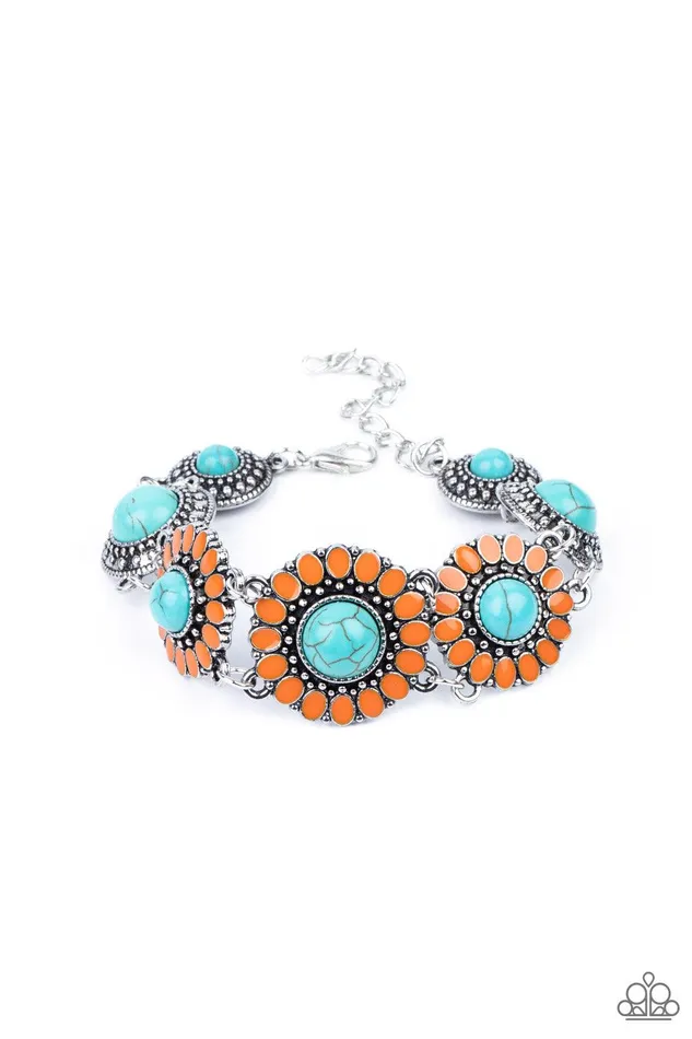 Bodaciously Badlands Orange Bracelet Jewelry by Bretta Paparazzi Accessories Bracelets