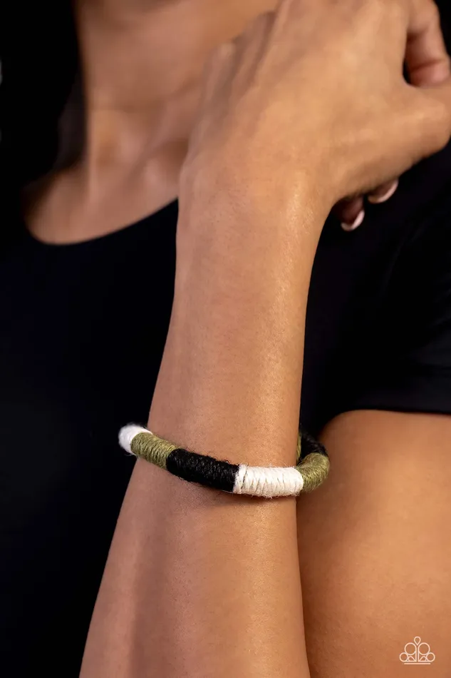Cast Away Adventure Green Bracelet Jewelry by Bretta Paparazzi Accessories Bracelets Cast Away Adventure Green Bracelet Jewelry by Bretta Paparazzi Accessories Bracelets