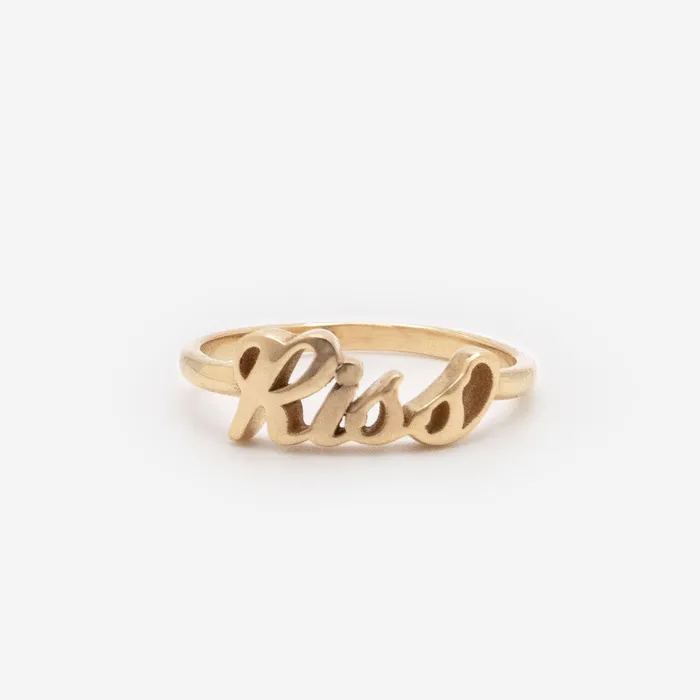 Custom Script Name Ring Fierce Jewelry Co Rings