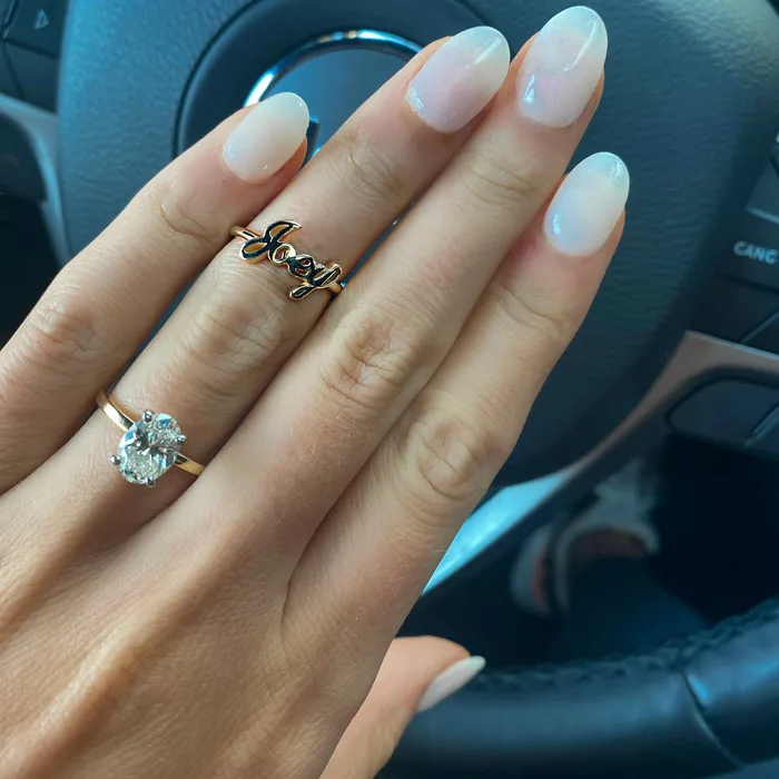Custom Script Name Ring Fierce Jewelry Co Rings