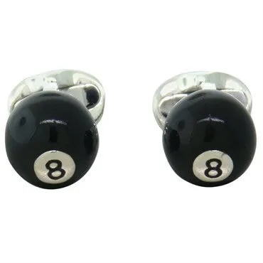 Deakin Francis Sterling Silver Black Enamel 8 Ball Cufflinks Deakin Francis Rings Deakin Francis Sterling Silver Black Enamel 8 Ball Cufflinks Deakin Francis Rings