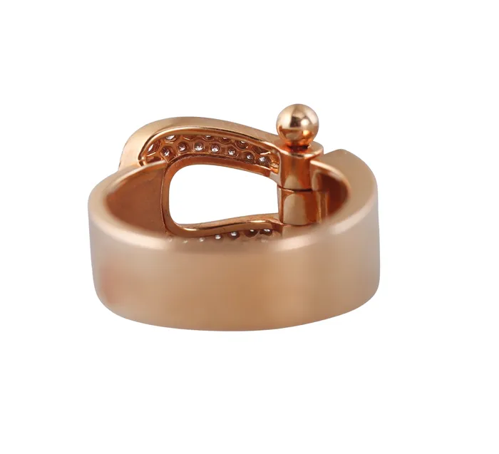 Fred Paris Rings Fred Force 10 Yellow Gold Diamond Large Model Ring