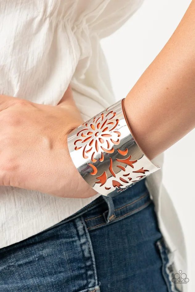 Get Your Bloom On Orange Bracelet Jewelry by Bretta Paparazzi Accessories Bracelets Get Your Bloom On Orange Bracelet Jewelry by Bretta Paparazzi Accessories Bracelets