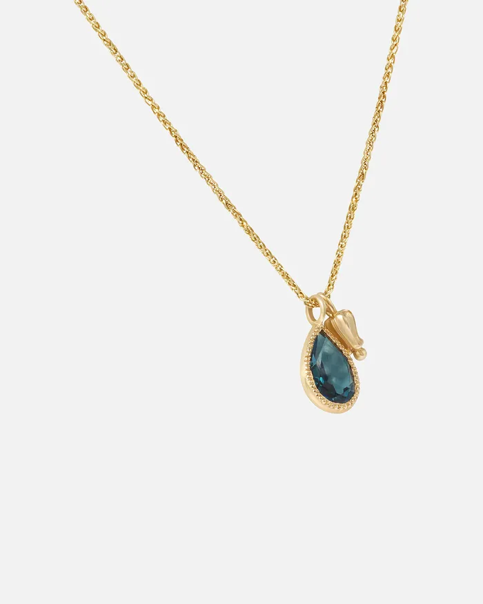 Little Mirror and Topaz Pendant O Channell Designs Necklaces Little Mirror and Topaz Pendant O Channell Designs Necklaces