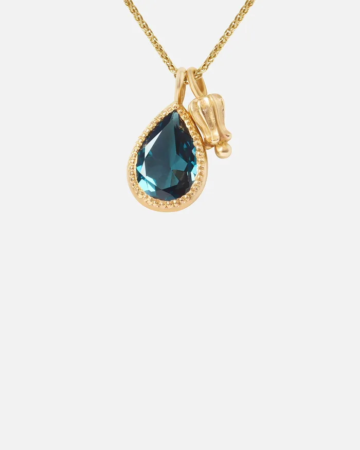 Little Mirror and Topaz Pendant O Channell Designs Necklaces Little Mirror and Topaz Pendant O Channell Designs Necklaces