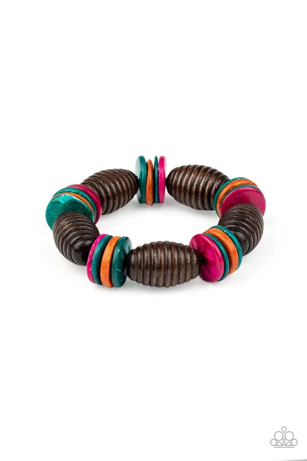 Paparazzi Accessories Bracelets Caribbean Castaway Multi Bracelet Jewelry by Bretta