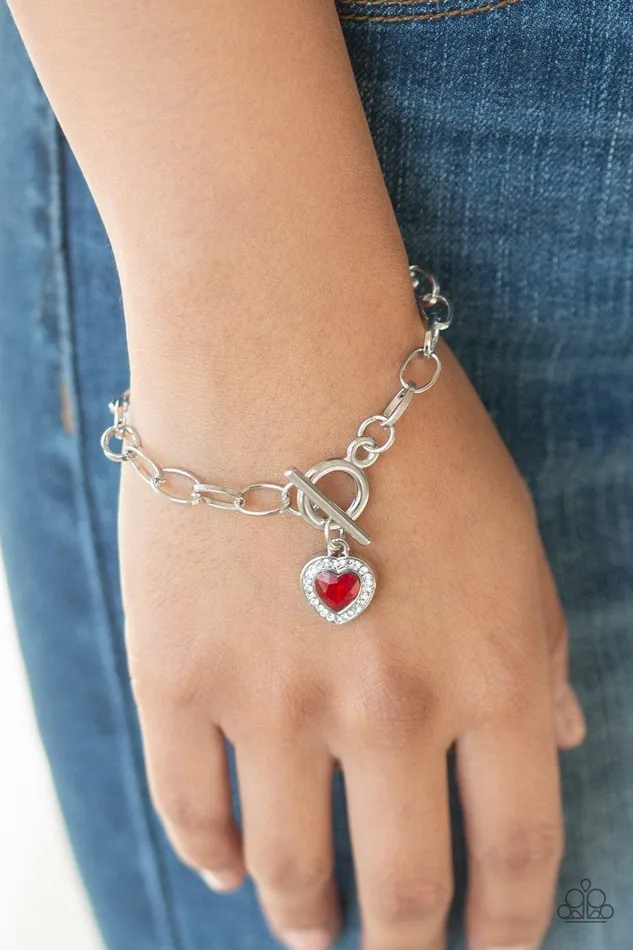 Paparazzi Accessories Bracelets Going Steady Red Bracelet Jewelry by Bretta