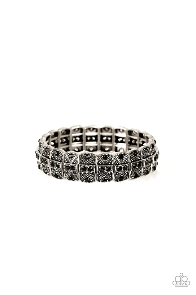 Paparazzi Accessories Bracelets Modern Magnificence Black Bracelet Jewelry by Bretta