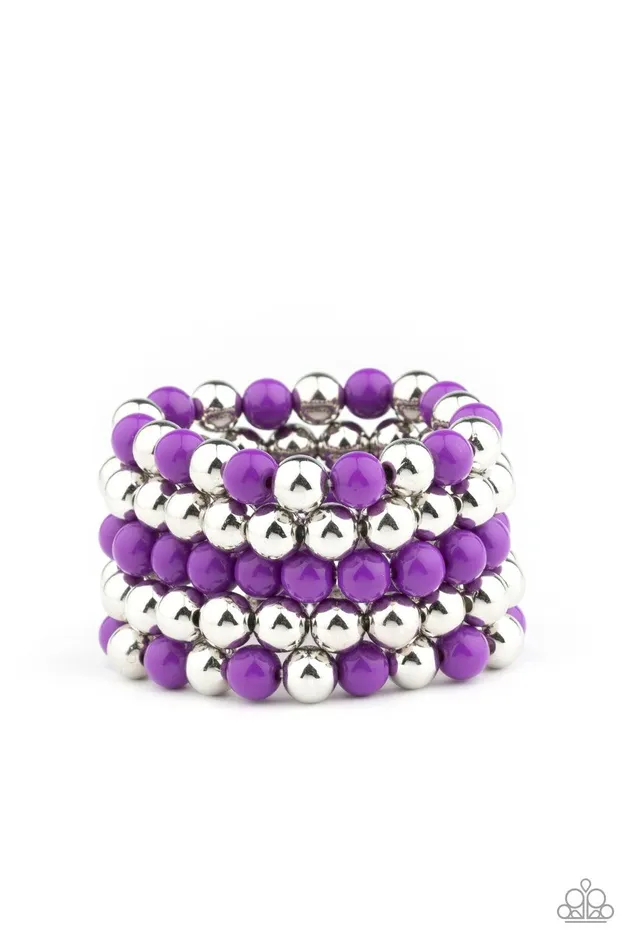Paparazzi Accessories Bracelets PopYOUlar Culture Purple Bracelet Jewelry by Bretta