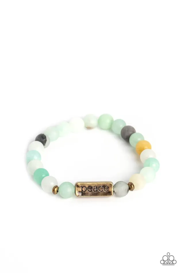 Paparazzi Accessories Bracelets Serene Season Blue Bracelet Jewelry by Bretta