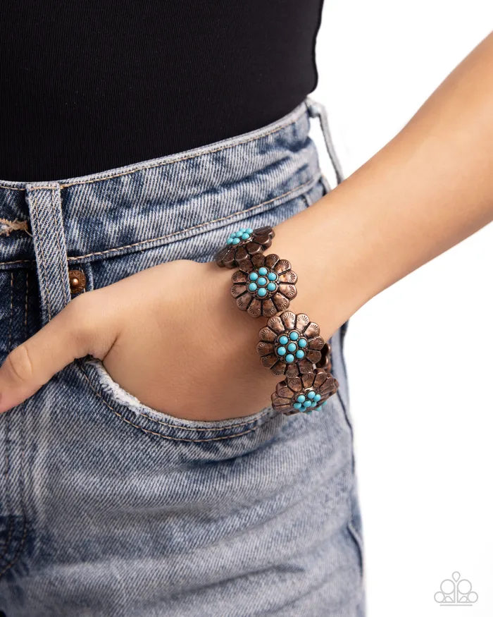 Paparazzi Accessories Bracelets Textured Tribute Copper Bracelet v Jewelry by Bretta Paparazzi Accessories Bracelets Textured Tribute Copper Bracelet v Jewelry by Bretta