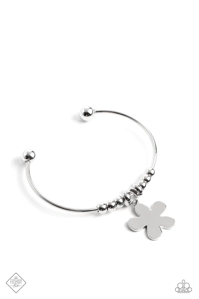 Paparazzi Accessories Comber Canvas Silver Bracelet Jewelry by Bretta Bracelets