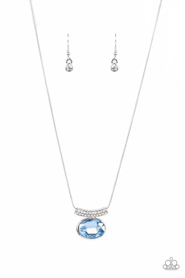 Paparazzi Accessories Necklaces Pristinely Prestigious Blue Necklace Jewelry by Bretta
