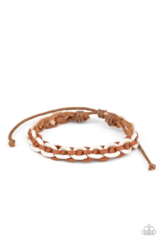 Rural Rules Brown Bracelet Jewelry by Bretta Paparazzi Accessories Bracelets
