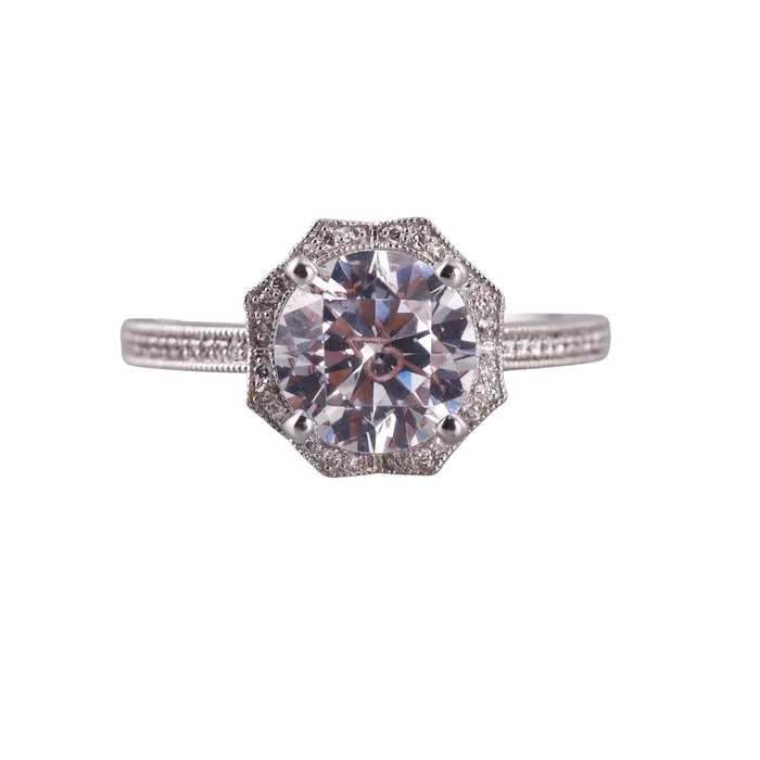 Scott Kay Rings Scott Kay Luminaire Gold Engagement Ring