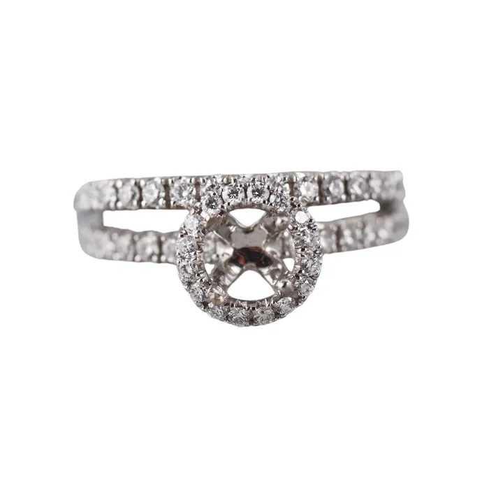 Simon G Gold Engagement Ring Setting Set Simon G Rings