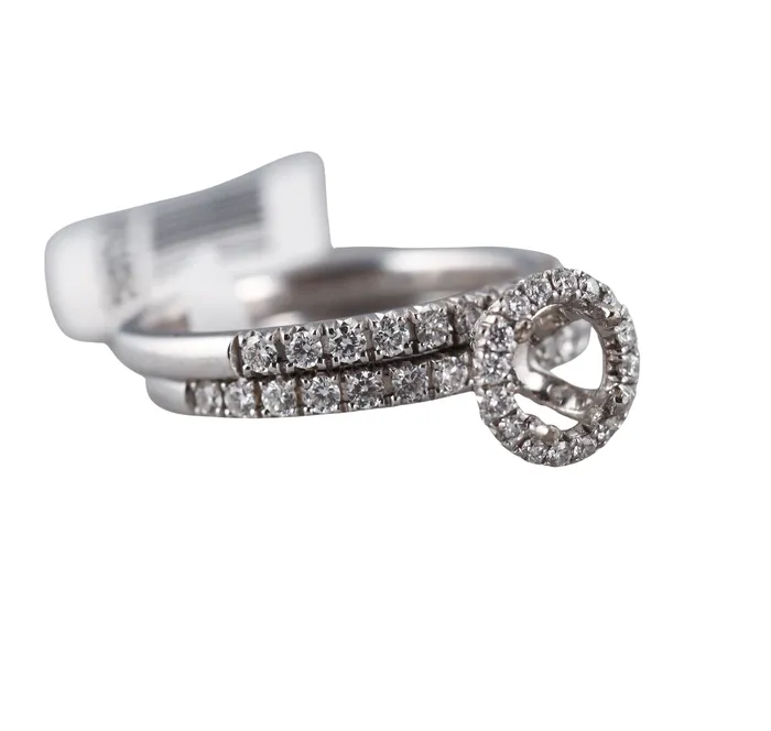 Simon G Gold Engagement Ring Setting Set Simon G Rings