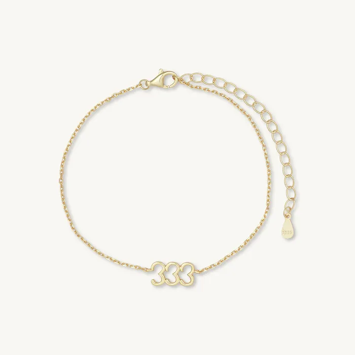 Camile Stone Bracelets 333 Angel Number Bracelet