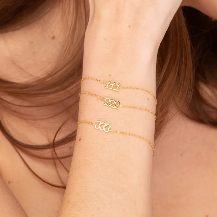 Camile Stone Bracelets 333 Angel Number Bracelet