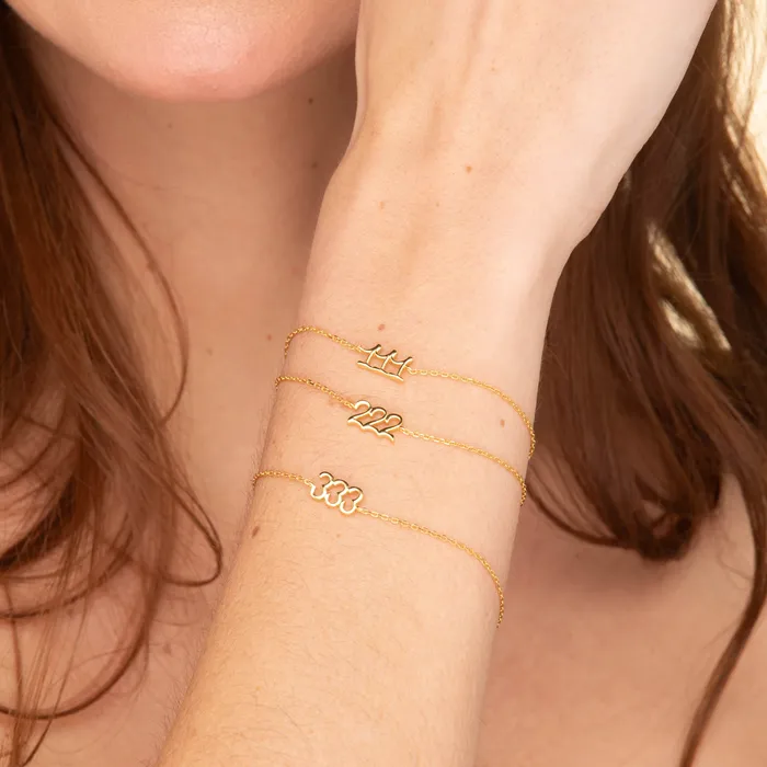 Camile Stone Bracelets 333 Angel Number Bracelet