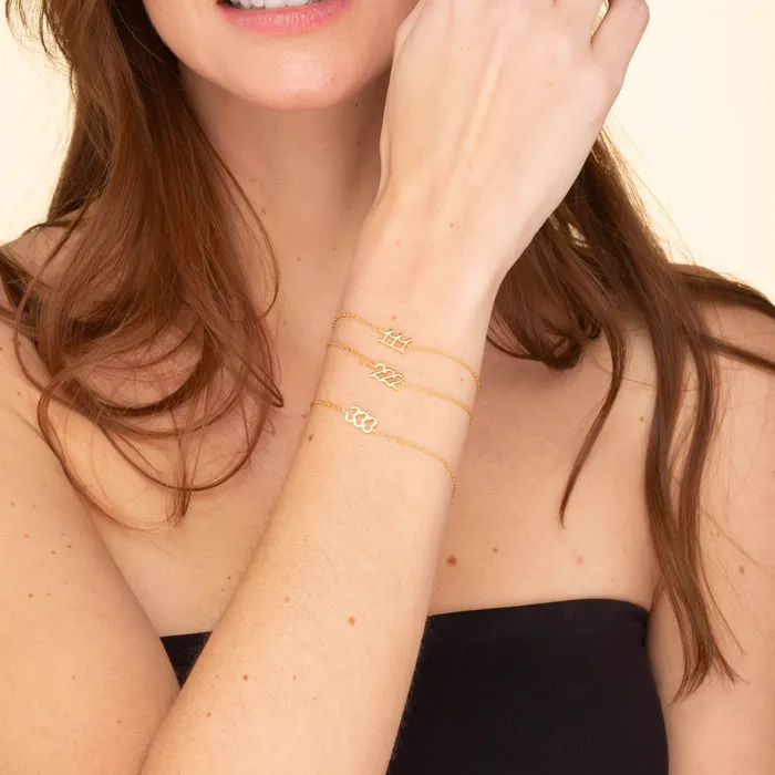 Camile Stone Bracelets 333 Angel Number Bracelet