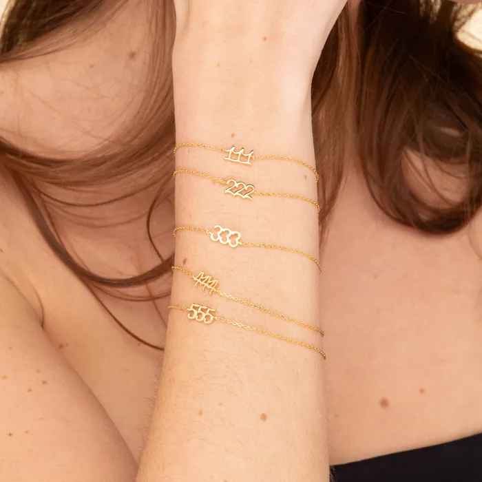 Camile Stone Bracelets 333 Angel Number Bracelet