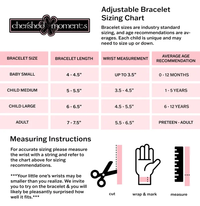 Cherished Moments Bracelets Sterling Silver Kids Cross Bracelet