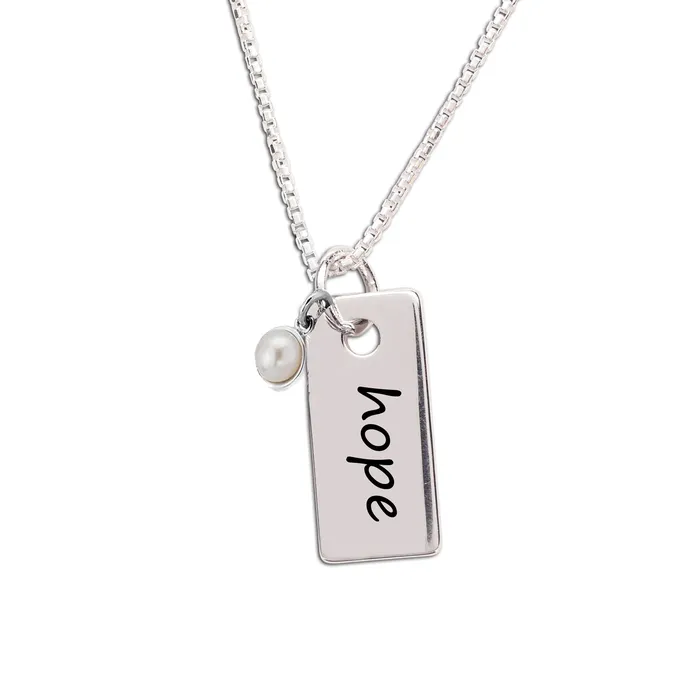 Cherished Moments Necklaces Sterling Silver Hope Necklace for Girls