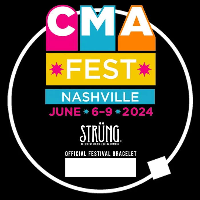 CMA FEST 2024 GUITAR STRING BRACELET Strung Bracelets