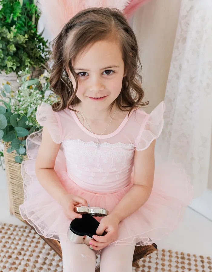 Custom Silver Heart Dance Jewelry Box with Engraving for Girls Cherished Moments Jewelry Necklaces